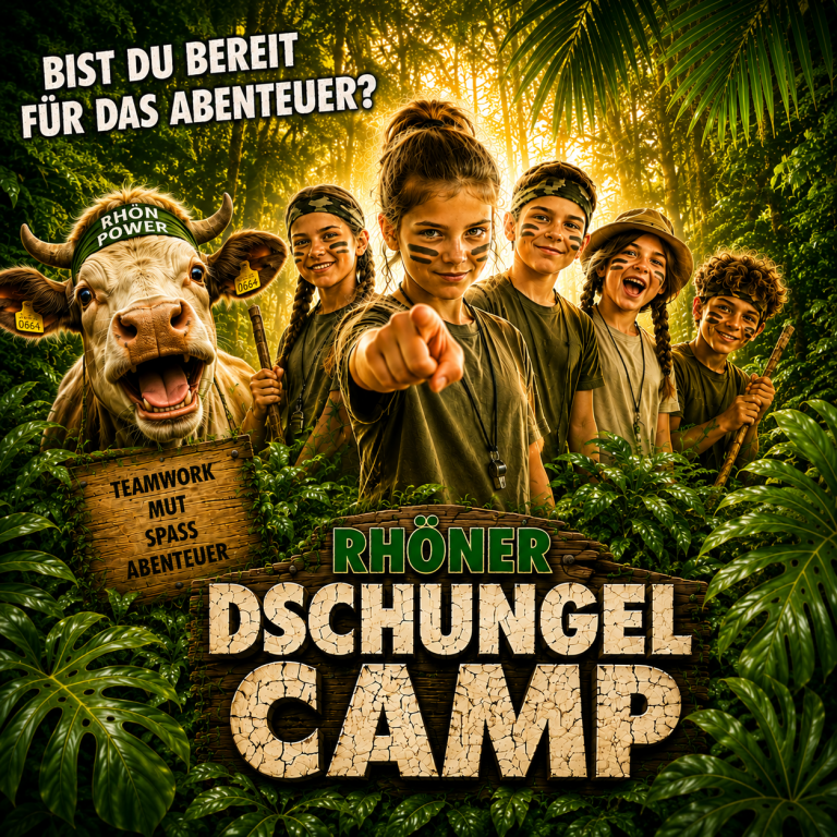 Das Rhöner Dschungel Camp – unser ultimatives Zeltlager 2026 – Jetzt anmelden !!!