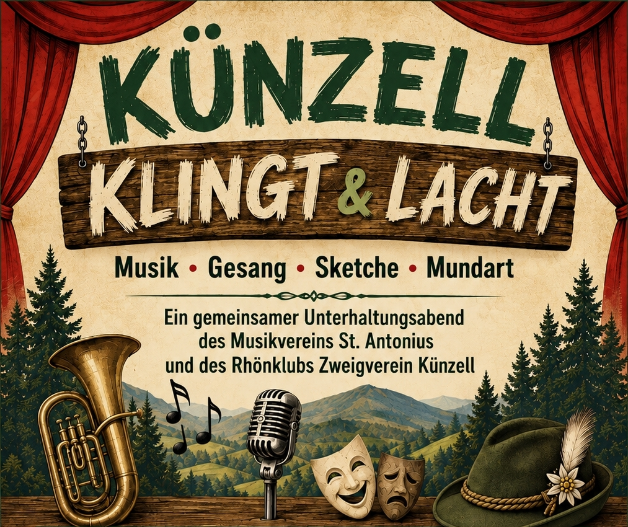 🎶 Künzell klingt & lacht – ein Abend voller Musik, Humor und guter Laune! 😄
